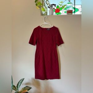 Lands End Red Dress size 6